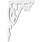 Ekena Millwork Amber Architectural Grade PVC Bracket, 5/8"W X 4 1/2"D X 7"H BKTP01X04X07AE - alternate 3